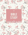 Bible Study Journal Spiral For Women: 90 Days of Creative Christian Workbook Journal Notebook for Men, Women, Kids, Teen, Adult. Includiing Bible Reading Log, My Favorite Verses, My Favorite Scriptures, Bible Study and Bible Notes. 8 x 10 Inches, 120 Pa