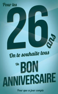 Title: Bon anniversaire - 24 ans pour les: Taille M (12,7x20cm), Author: Thibaut Pialat