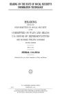 Hearing on the state of Social Security's information technology