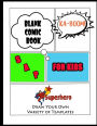 Blank Comic Book For Kids: Draw Your Own Anime Manga Blank Comics Notebook,Journal Notebook Sketch Book, Variety of Templates For Anime Drawing Large Print 8.5