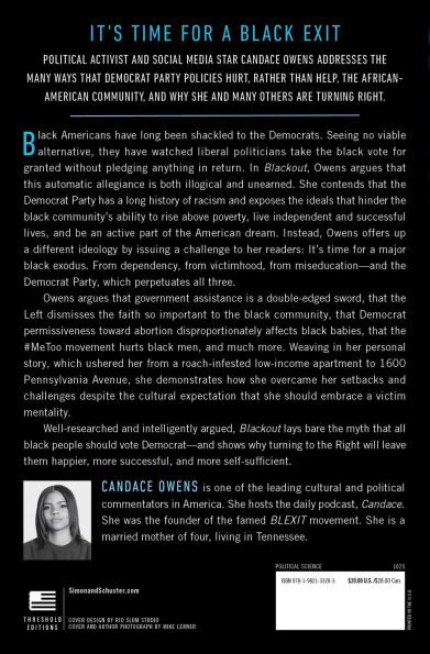 Blackout: How Black America Can Make Its Second Escape from the Democrat Plantation