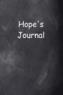 Hope Personalized Name Journal Custom Name Gift Idea Hope: (Notebook, Diary, Blank Book)