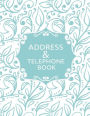 Address & Telephone Book: Phone Address Book, Large Print, Font, 8.5