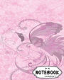 Notebook: Journal Dot-Grid,Graph,Lined,Blank No Lined : background Pink bird : Notebook Journal Diary, 120 pages, 8