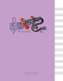 Manuscript Paper Notebook: Blank Sheet Music, Lilac