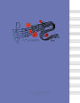Manuscript Paper Notebook: Blank Sheet Music, Purple