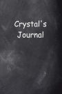 Crystal Personalized Name Journal Custom Name Gift Idea Crystal: (Notebook, Diary, Blank Book)