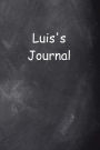 Luis Personalized Name Journal Custom Name Gift Idea Luis: (Notebook, Diary, Blank Book)