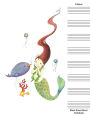 Blank Sheet Music: 8 Stave Manuscript Paper Notebook - Mermaid