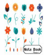 Notebook: Collection of floral elements and leaves 2 : Notebook Journal Diary, 120 Lined pages, 8