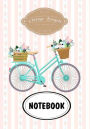 Notebook: Dot-Grid,Graph Grid,Lined,Blank Paper : Vintage bicycle : Journal Diary, 110 pages, 7