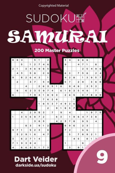 Sudoku Samurai - 200 Master Puzzles 9x9 (Volume 9)