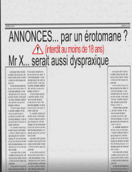 Title: annonces par un érotomane?: auteur ertel roger, Author: Ertel Roger