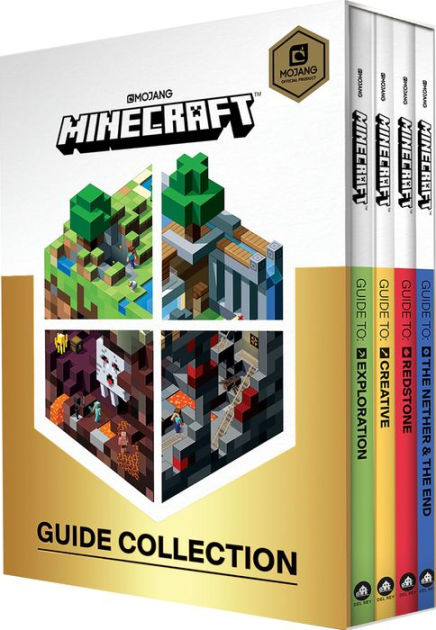 Minecraft Guide Collection 4 Book Boxed Set Exploration Creative Redstone The Nether And The