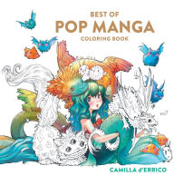 Title: Best of Pop Manga Coloring Book, Author: Camilla d'Errico