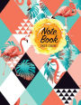 Notebook: Journal Dot-Grid Notebook : Flamingo Flower :, 120 pages, 8.5