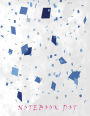 Notebook Dot: Blue confetti: Notebook Journal Diary, 110 pages, 8.5