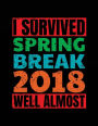 I Survived Spring Break 2018 Well Almost: Spring Break Sketchbook