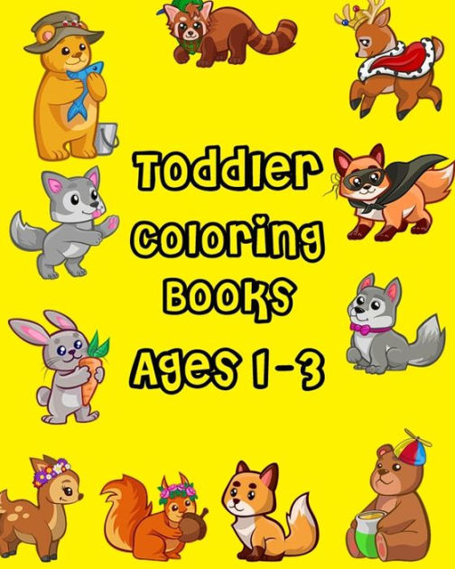 Toddler Coloring Books Ages 13 Giant Coloring Books for Toddlers, Fun