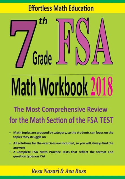 Grade 7 Fsa Mathematics Practice Test Questions Answers