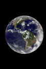 Space View Earth Western Hemisphere Science Journal: (Notebook, Diary, Blank Book)