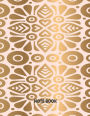 Notebook: Graphic Abstract Cover Notebook Journal Diary, 110 Lined pages, 8.5