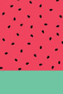 Watermelon Bullet Journal: Tropical Print 6x9 Dot Grid Notebook