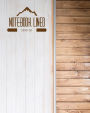 Notebook Lined: Wood board : Book : Notebook Journal Diary, 120 Lined pages, 8