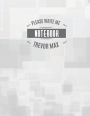Notebook: Grey block : Book : Diary, 120 pages, 8