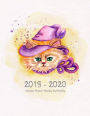 2019 - 2020 Calendar Planner Weekly And Monthly: 2019 - 2020 Two Year Planner Daily Weekly And Monthly Calendar Agenda Schedule Organizer Logbook and Journal Notebook Cat Cover