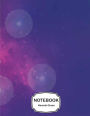 Notebook: Pretty galaxy background : Journal Dot-Grid, Grid, Lined, Blank No Lined: Book: Pocket Notebook Journal Diary, 110 pages, 8.5