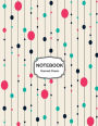 Notebook: Colorful lines circle : Journal Dot-Grid, Grid, Lined, Blank No Lined: Book: Pocket Notebook Journal Diary, 110 pages, 8.5