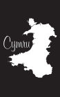 Cymru - Black 101 - Lined Notebook with Margins - 5X8: 101 Pages, 5 x 8, Medium Ruled, Journal, Soft Cover