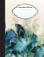Composition Notebook: Beautiful Green Feather : College Ruled School Notebooks, Subject Daily Journal Notebook : 120 Lined Pages (Large, 8.5 x 11 in.)