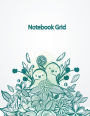 Notebook grid: Birds and flowers : Notebook Journal Diary, 110 pages, 8.5