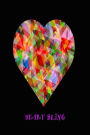Heart Bling: Colorful Heart Sparkly Kids Journal