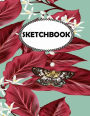 Sketchbook: Leaves 5 : 110 Pages of 8.5