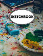 Sketchbook: Colorful : 110 Pages of 8.5