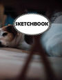 Sketchbook: Dog 6 : 110 Pages of 8.5