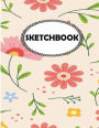 Sketchbook: Floral 16 : 110 Pages of 8.5