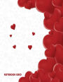 Notebook grid: Valentine card hearts: Notebook Journal Diary, 110 pages, 8.5