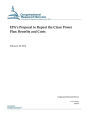 EPA?s Proposal to Repeal the Clean Power Plan: Benefits and Costs