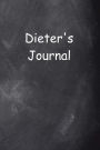 Dieter's Journal Chalkboard Design: (Notebook, Diary, Blank Book)