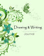 Drawing & Writing Journal: Diary Stories Writing Lined Diary Notebook with Blank Drawing Boxes, Write and Doodle, Drawing Notepad Book