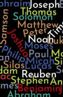 Dot Grid Journal: Bible Names For Boys Cover Dot Grid Notebook 5.5 x 8.5