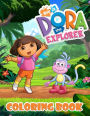 Dora The Explorer Coloring Book: nickelodeon junior, activity book for kids (30 illustrations)