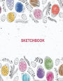 Sketchbook: Easter design: 110 Pages of 8.5