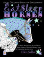 EAT SLEEP HORSES Adult Coloring Book for Equestrians