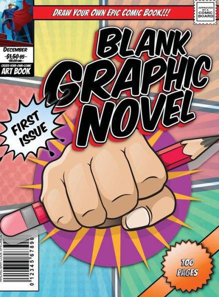 Blank Graphic Novel: Create Your Own Comic Art Book