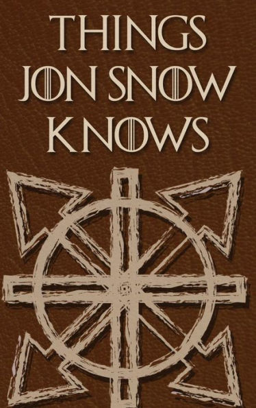Things Jon Snow Knows: hardcover blank journal, funny Game Of Thrones gift